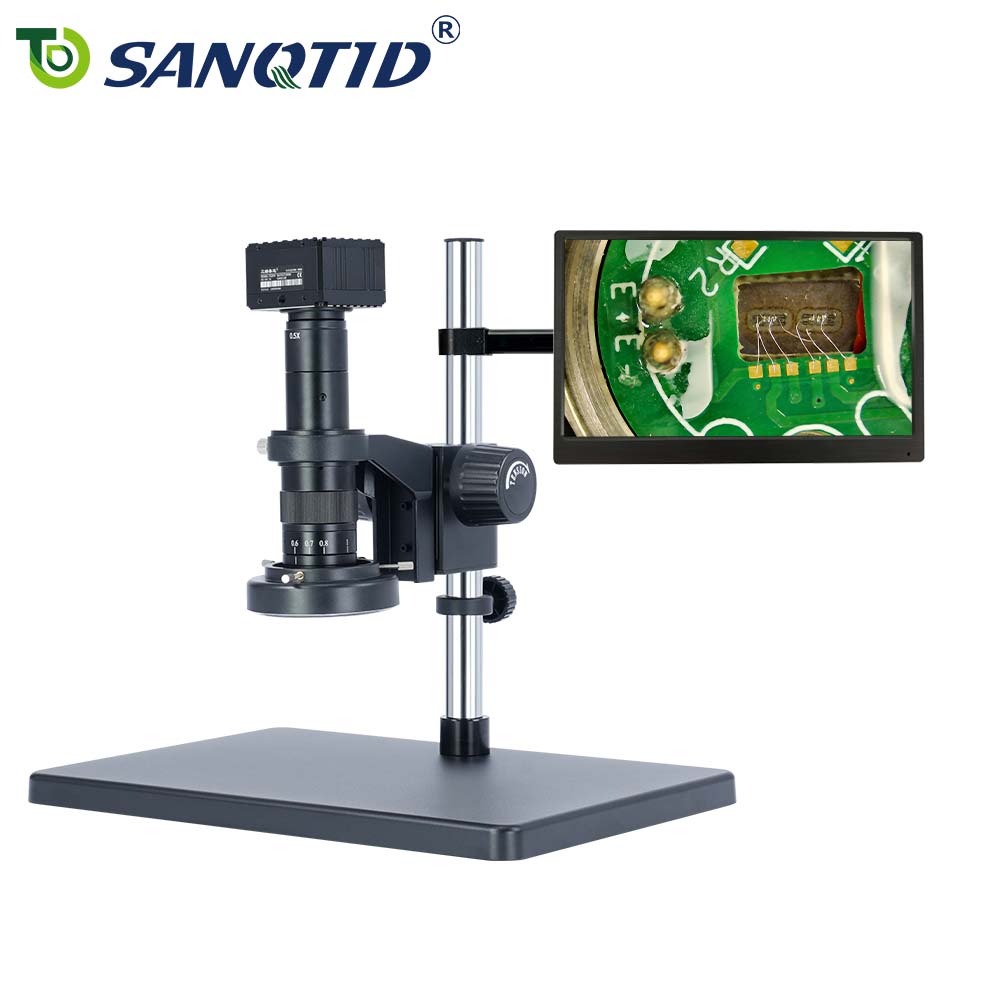 Electronics Repair Microscope - SANQTID TD-10A-2KH 26-180X Kontinuierlicher Zoom Handy-PCB-Reparatur