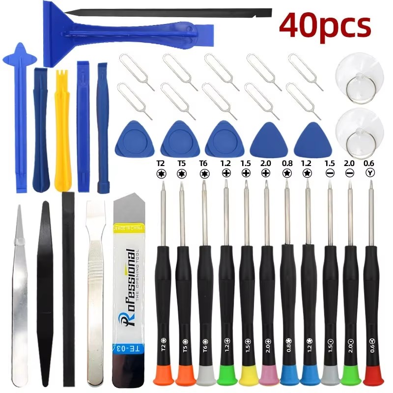 Electronics Repair Manual - 40/42-in-1 Handy-Reparaturwerkzeug-Set zum Zerlegen und Reparieren