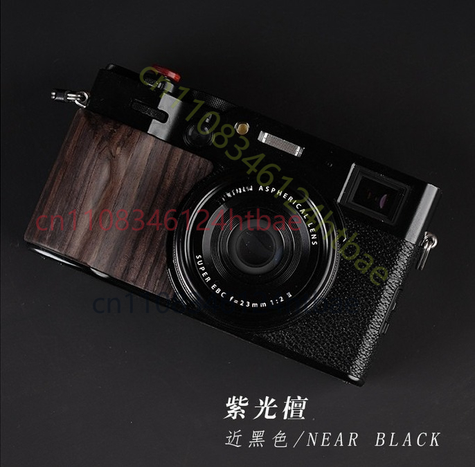 Fujifilm Camera X100Vi - Handgefertigter ultraleichter Retro-Holz-Kameragriff für Fujifilm X100VI