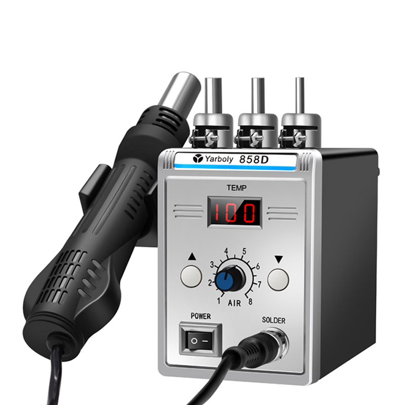 Hot Air Station 858 - Heißluftpistole 858D BGA Rework Lötstation Heißluftpistole