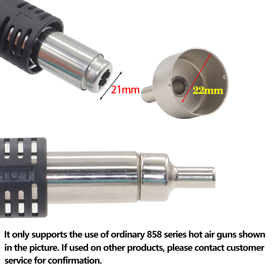 9 teile/los 22mm Universal Düs – Hot Air Station 858 Bewertung und Preis
