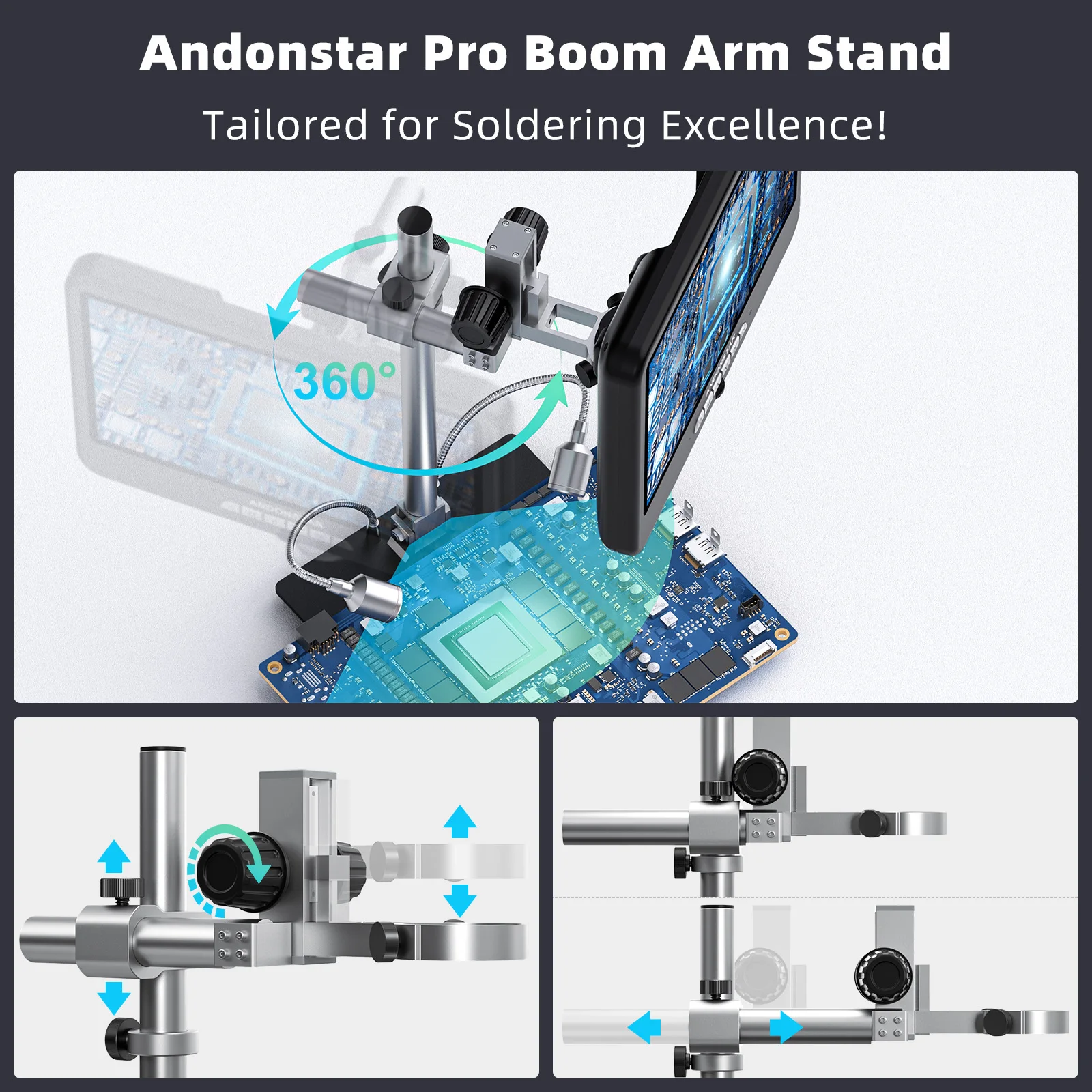 Andonstar AD210S-Pro 4K 60FPS  – Electronics Repair Microscope Bewertung und Preis