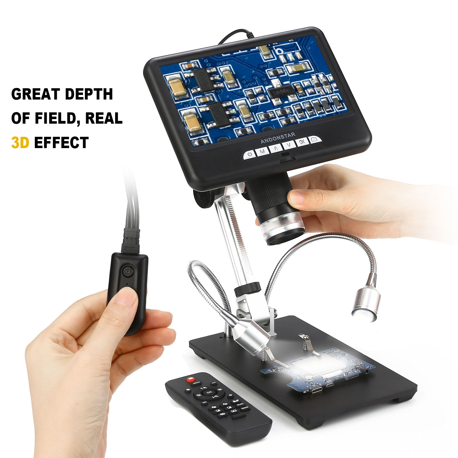 Andonstar AD407 HDMI-Löt-Digit – Electronics Repair Microscope Bewertung und Preis